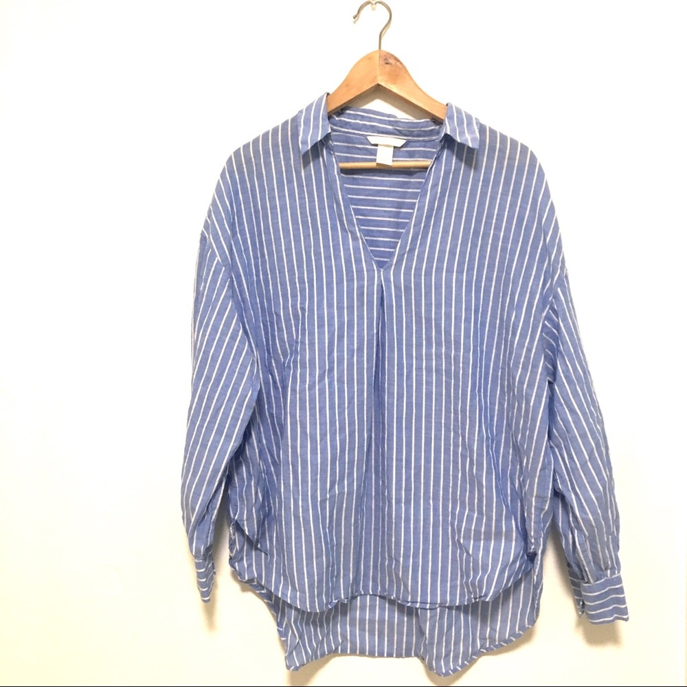 H&M Cotton Oversized Shirt